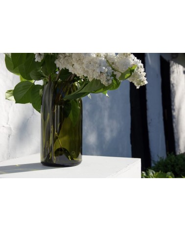 Glass flower vase - Rire Q de Bouteilles table flower living room vase kitatori switzerland