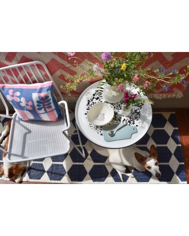 Tapis Vinyle - ANNA Denim Brita Sweden tapis scandinave en vinyle lavable en machine de cuisine exterieur salon couloir