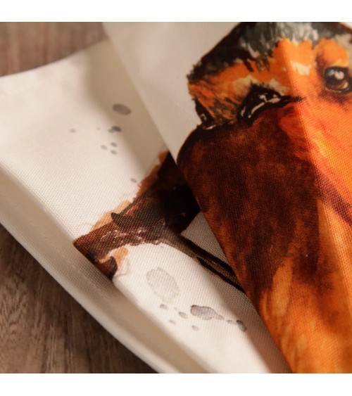 Serviette de cuisine - Rouge-gorge Meg Hawkins Art torchon vaisselle qualité serviette haut de gamme beaux essuie main originaux