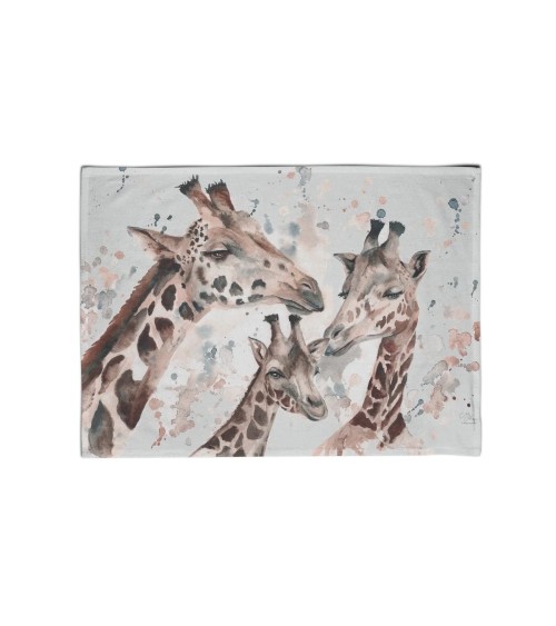 Serviette de cuisine - Girafes Meg Hawkins Art torchon vaisselle qualité serviette haut de gamme beaux essuie main originaux