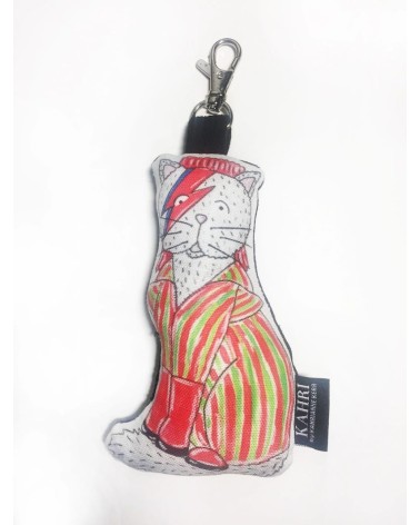 Charm für Tasche - Mini Bowie-Katze KAHRI trendig schweiz kaufen kitatori