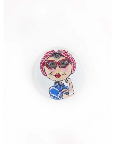 Badge - Rosie KAHRI spiritose spille colorate particolari eleganti donna da giacca uomo
