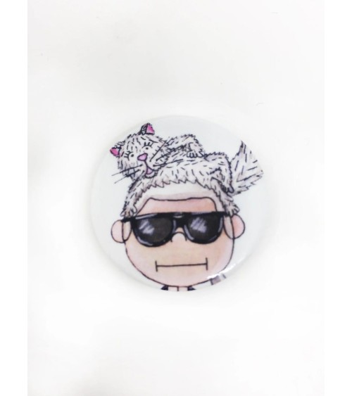 Badge - Karl & Choupette KAHRI broches and pins hat pin badges collectible