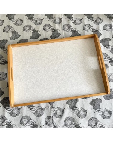 Vintage serving tray in wood and formica Vintage by Kitatori Kitatori.ch - Art and Design Concept Store design switzerland or...