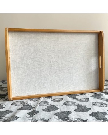 Plateau de service vintage en bois et formica Vintage by Kitatori Kitatori - Concept Store d'Art et de Design design suisse o...