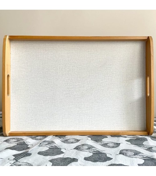 Plateau de service vintage en bois et formica Vintage by Kitatori Kitatori - Concept Store d'Art et de Design design suisse o...