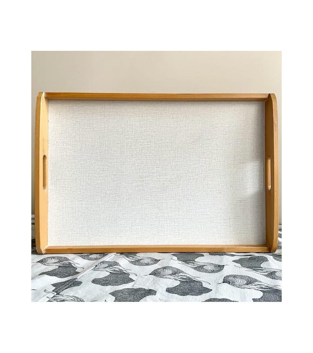 Plateau de service vintage en bois et formica Vintage by Kitatori Kitatori - Concept Store d'Art et de Design design suisse o...