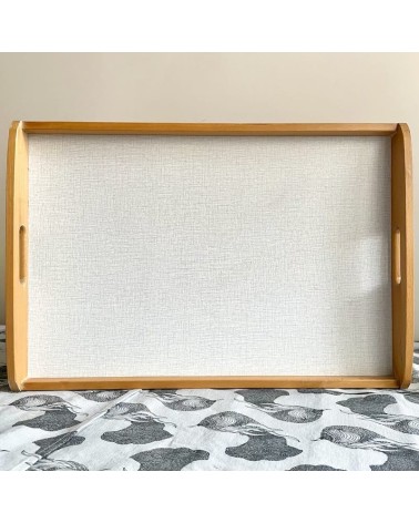 Plateau de service vintage en bois et formica Vintage by Kitatori Kitatori - Concept Store d'Art et de Design design suisse o...