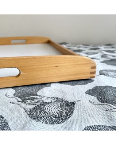 Plateau de service vintage en bois et formica Vintage by Kitatori Kitatori - Concept Store d'Art et de Design design suisse o...