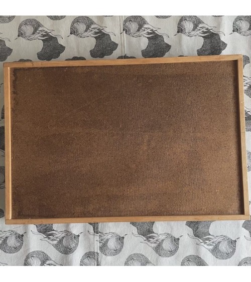 Plateau de service vintage en bois et formica Vintage by Kitatori Kitatori - Concept Store d'Art et de Design design suisse o...