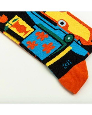 Chaussettes - Parto da Viola Curator Socks jolies pour femme originales pour homme chausset rigolotes drole Suisse