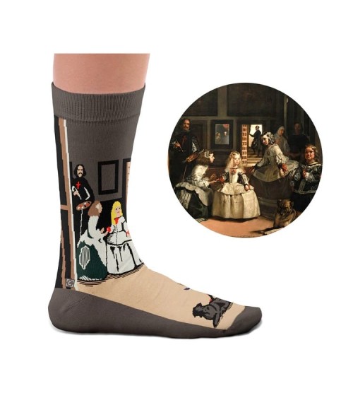 Chaussettes - Les Ménines Curator Socks jolies pour femme originales pour homme chausset rigolotes drole Suisse