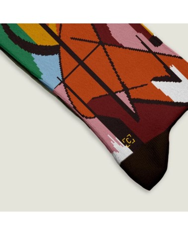 Chaussettes - Renards Curator Socks jolies chausset pour homme femme fantaisie drole originales