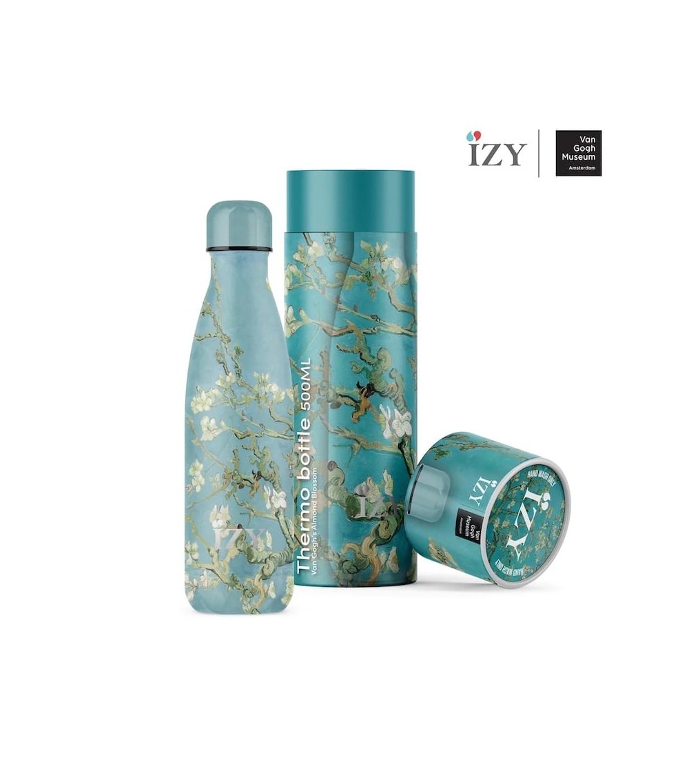 Thermo Trinkflasche - Mandelbaum in Blüte - van Gogh IZY Bottles Trinkflaschen und Lunchboxen design Schweiz Original