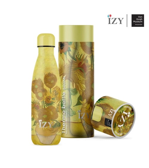 Borraccia termica - I Girasoli - van Gogh IZY Bottles Borraccia termica e Porta pranzo design svizzera originale