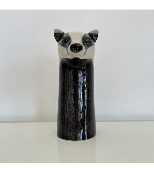 Vase à fleurs - Blaireau Quail Ceramics design fleur décoratif original kitatori suisse