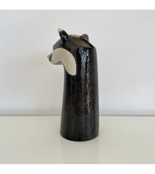 Vase à fleurs - Blaireau Quail Ceramics design fleur décoratif original kitatori suisse