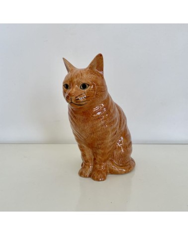 Vaso per fiori - Vincent, il gatto zenzero Quail Ceramics vasi eleganti per interni per fiori decorativi design kitatori sviz...