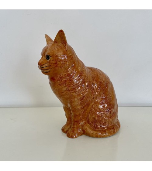 Grande vaso - Vincent, il gatto zenzero Quail Ceramics Vasi design svizzera originale