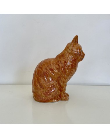 Large Flower Vase - Vincent the Ginger Cat Quail Ceramics table flower living room vase kitatori switzerland