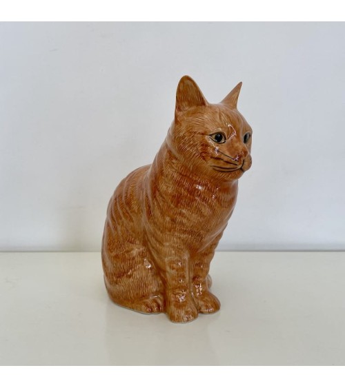 Vaso per fiori - Vincent, il gatto zenzero Quail Ceramics vasi eleganti per interni per fiori decorativi design kitatori sviz...