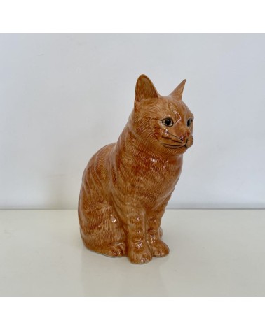 Large Flower Vase - Vincent the Ginger Cat Quail Ceramics table flower living room vase kitatori switzerland