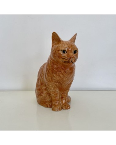 Large Flower Vase - Vincent the Ginger Cat Quail Ceramics table flower living room vase kitatori switzerland