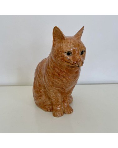 Large Flower Vase - Vincent the Ginger Cat Quail Ceramics table flower living room vase kitatori switzerland