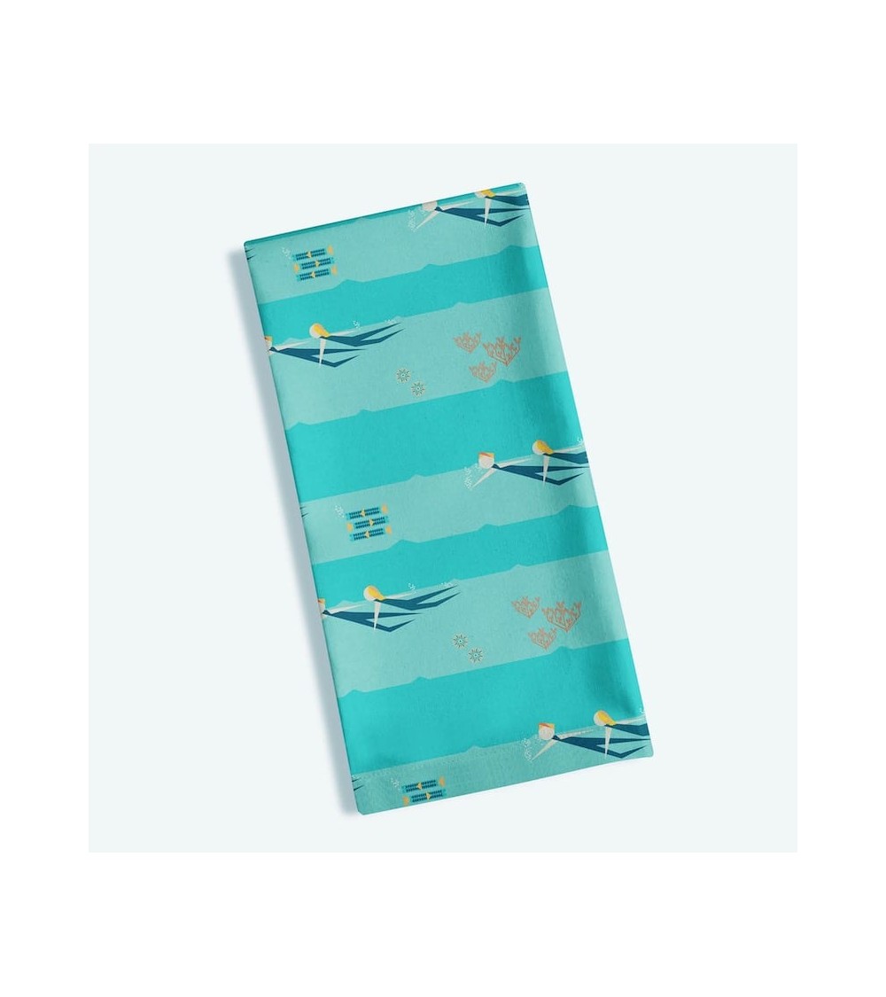 Sea swimmers - Tea Towel Ellie Good illustration best kitchen hand towels fall funny cute