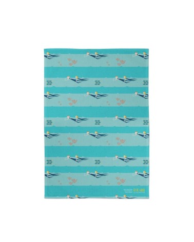 Nageurs des mers - Serviette, torchon de cuisine Ellie Good illustration torchon vaisselle qualité serviette haut de gamme be...