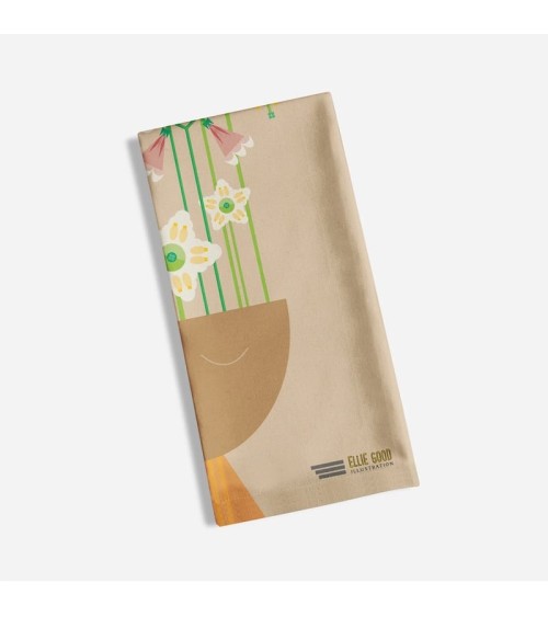 Plantes - Serviette, torchon de cuisine Ellie Good illustration torchon vaisselle qualité serviette haut de gamme beaux essui...