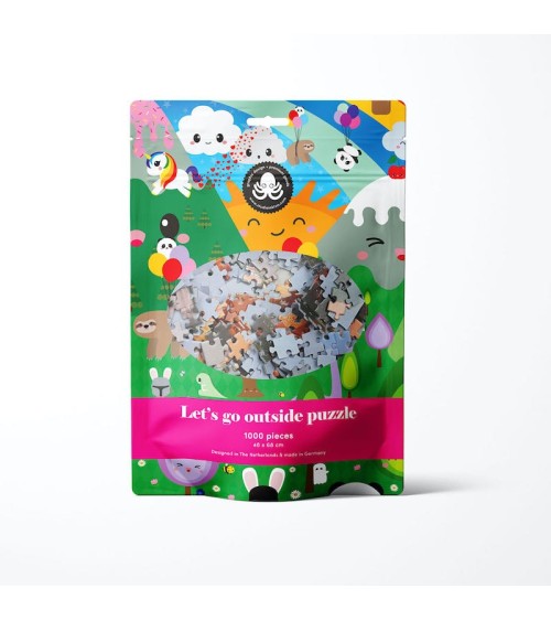 Puzzle 1000 pièces - Paysage Kawaii Studio Inktvis jeu de puzzle design original moderne cool