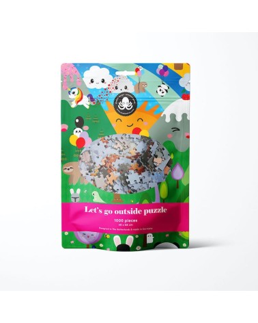 Puzzle 1000 pièces - Paysage Kawaii Studio Inktvis jeu de puzzle design original moderne cool