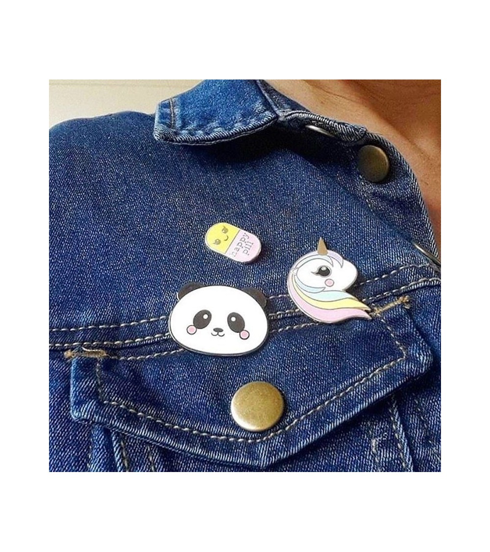 Spilla Smaltata - Panda Studio Inktvis spiritose spille colorate particolari eleganti donna da giacca uomo