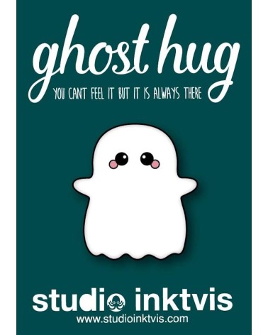 Enamel Pin - Ghost Studio Inktvis broches and pins hat pin badges collectible