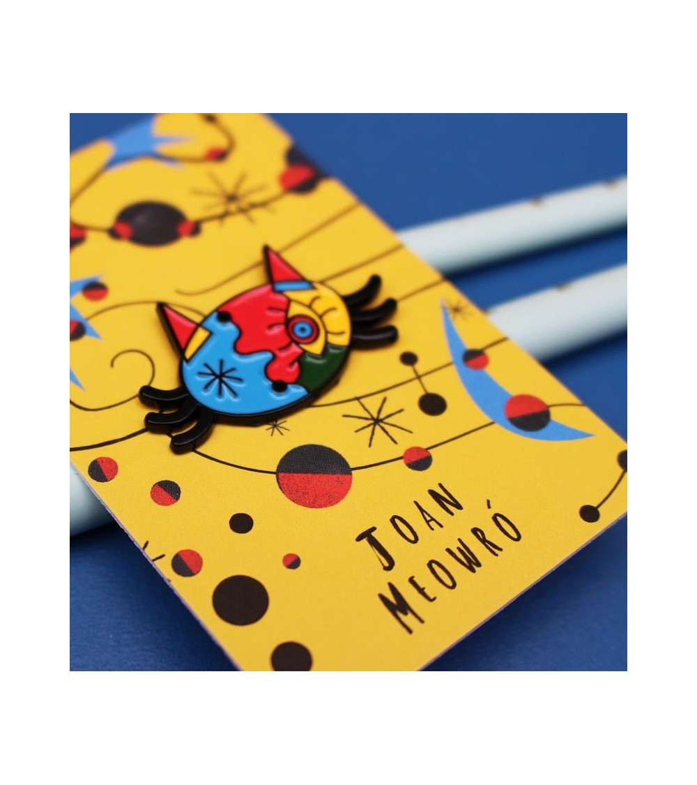 Enamel Pin - Joan Meowro Niaski broches and pins hat pin badges collectible