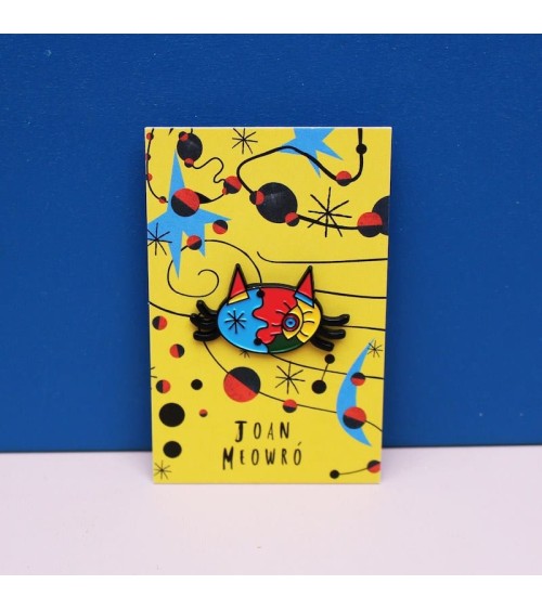 Enamel Pin - Joan Meowro Niaski broches and pins hat pin badges collectible
