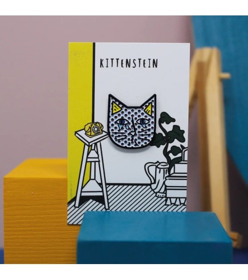 Enamel Pin - Kittenstein Niaski broches and pins hat pin badges collectible