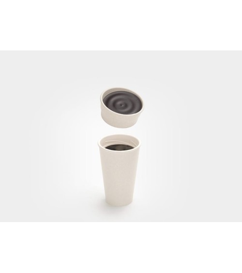 Kaffeebecher To Go - Biomass Take Out - Naturweiß ilsangisang kaffeetassen teetasse grosse lustige schöne kaufen