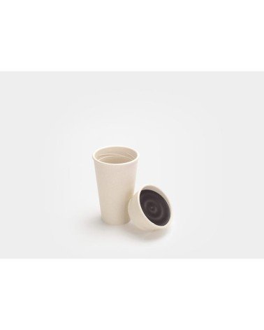 Kaffeebecher To Go - Biomass Take Out - Naturweiß ilsangisang kaffeetassen teetasse grosse lustige schöne kaufen
