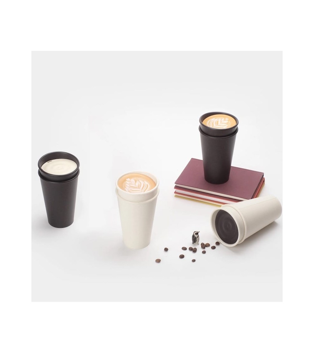 Kaffeebecher To Go - Biomass Take Out - Naturweiß ilsangisang kaffeetassen teetasse grosse lustige schöne kaufen