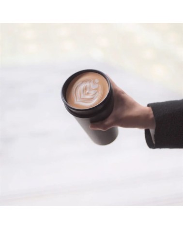 Takeaway mug - Biomass Take Out - Dark Brown ilsangisang coffee tea cup mug funny