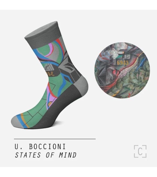 Chaussettes - States of Mind Curator Socks jolies pour femme originales pour homme chausset rigolotes drole Suisse