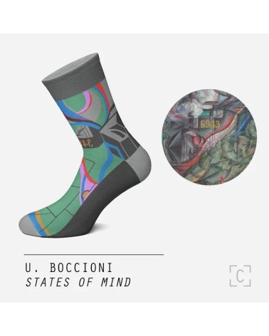 Chaussettes - States of Mind Curator Socks jolies pour femme originales pour homme chausset rigolotes drole Suisse