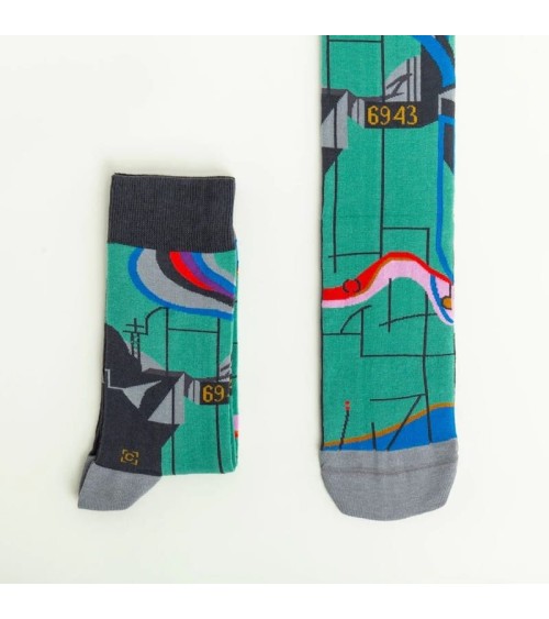 Chaussettes - States of Mind Curator Socks jolies pour femme originales pour homme chausset rigolotes drole Suisse