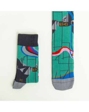 Chaussettes - States of Mind Curator Socks jolies pour femme originales pour homme chausset rigolotes drole Suisse