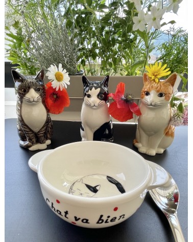 Breton Bowl - Chat va bien Faïencerie Nistar Bowls design switzerland original