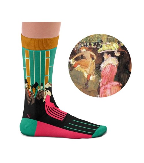 Chaussettes - The Dance Curator Socks jolies chausset pour homme femme fantaisie drole originales