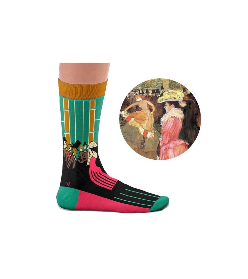 Chaussettes - The Dance Curator Socks jolies pour femme originales pour homme chausset rigolotes drole Suisse