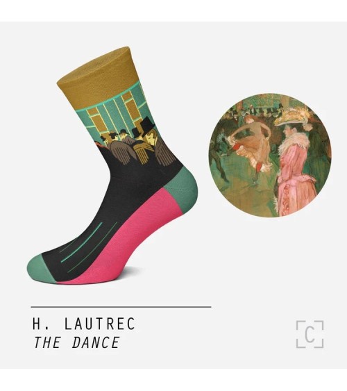 Chaussettes - The Dance Curator Socks jolies pour femme originales pour homme chausset rigolotes drole Suisse